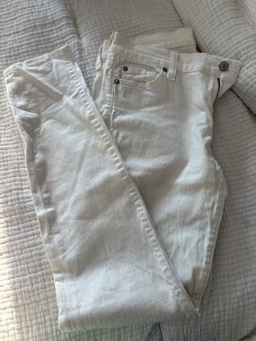 Seven for All Mankind White Skinny Jeans